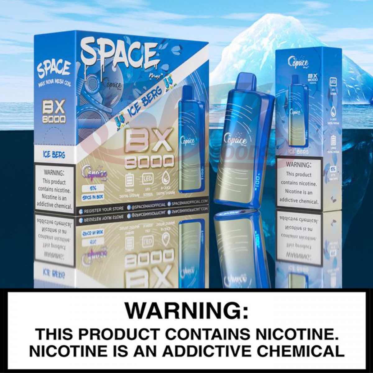 Space Max - BX8000 Disposable Vapes [5PC]